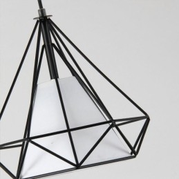 Diamond Shaped Pendant Light Modern Minimalist Decorative Light Fixture