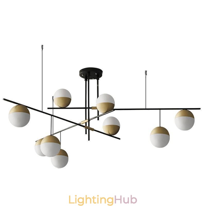 Glass Ball Chandelier Ceiling Light