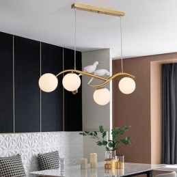 Modern Minimalist Branch Pendant Light 4 Lamp Decorative Light