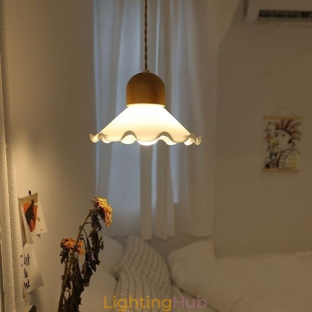 Modern Lace Glass Pendant Light Single Head Pendant Lamp Modern Lace Glass Pendant Light Single Head Pendant Lamp