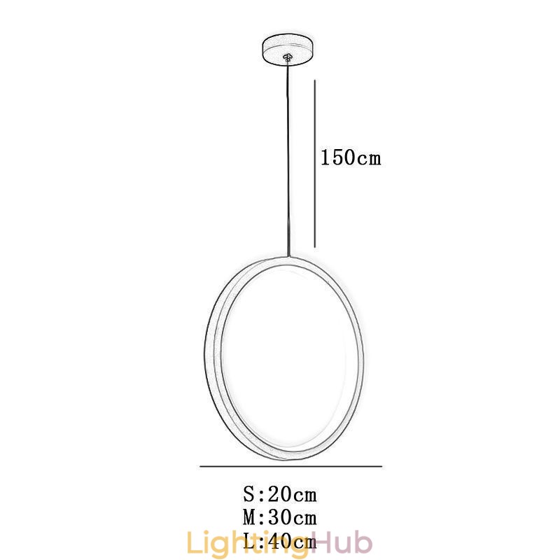 Minimalist Ring Pendant Light Decorative Ceiling Light