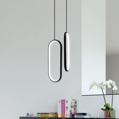 Oval Pendant Light Acrylic Decorative Light Fixture Oval Pendant Light Acrylic Decorative Light Fixture