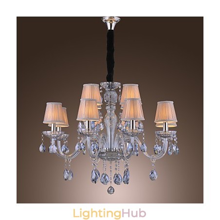 Traditional Classic Crystal Electroplated Glass Chandelier Traditional Classic Crystal Electroplated Glass Chandelier