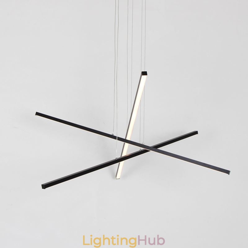 Linear Suspension Pendant Light Decorative Light Fixture