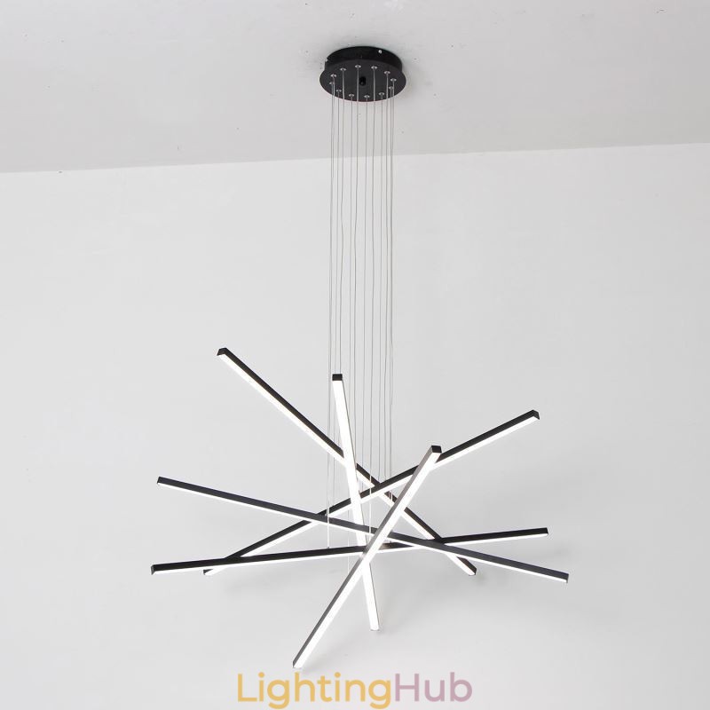 Linear Suspension Pendant Light Decorative Light Fixture