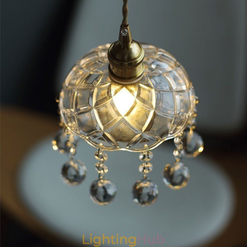 Modern Mini Glass Pendant Light 1 Light Decoration Light Fixture