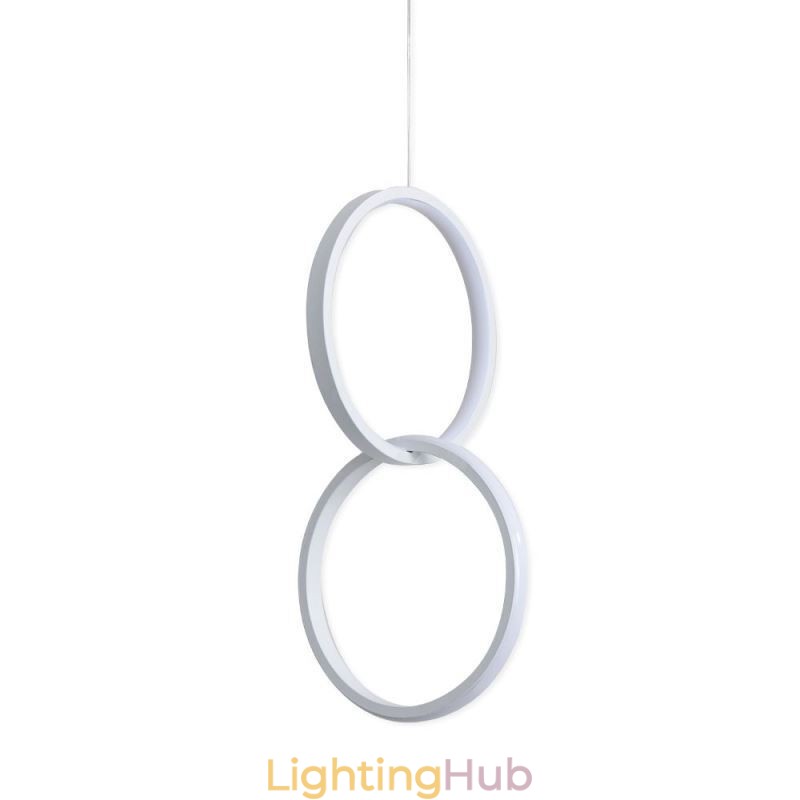 Mimimalist Double Ring Pendant Light