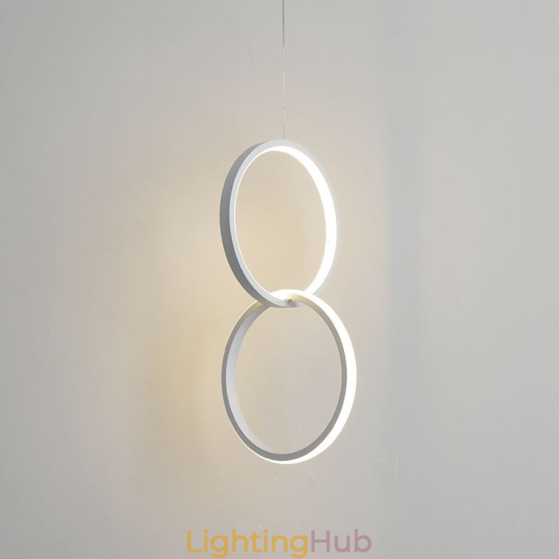 Mimimalist Double Ring Pendant Light