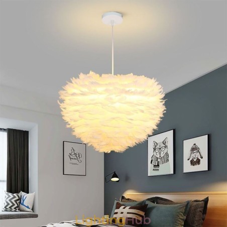 Pretty Feather Decorative Pendant Light Fixture Pretty Feather Decorative Pendant Light Fixture
