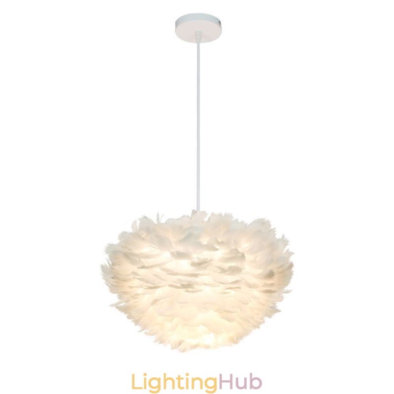 Pretty Feather Decorative Pendant Light Fixture