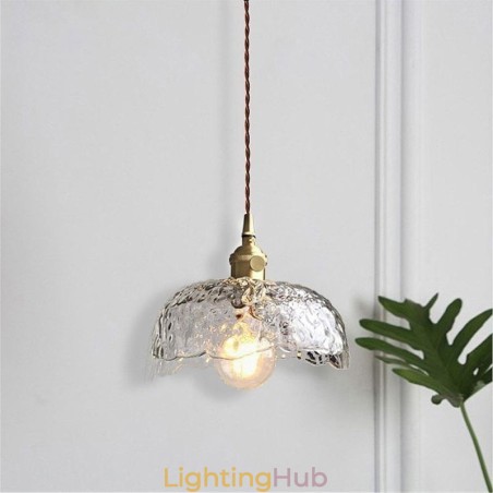 Irregular Brass Glass Pendant Light Hammer Glass Ceiling Light Irregular Brass Glass Pendant Light Hammer Glass Ceiling Light