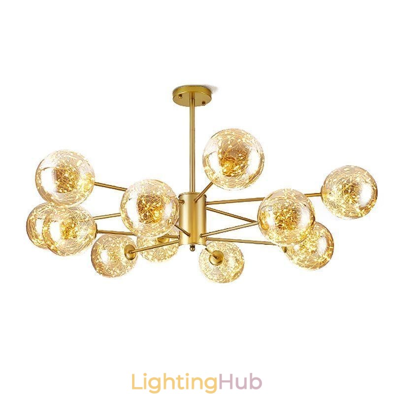 Magic Bean Pendant Light Nordic Style Glass Ball Gypsophila Pendant Light