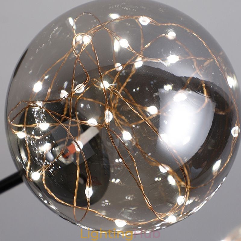 Magic Bean Pendant Light Nordic Style Glass Ball Gypsophila Pendant Light