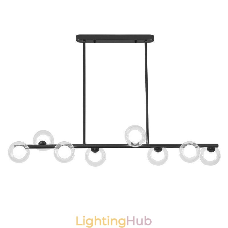 Chandelier Glass Globe Horizontal Type Pendant Light