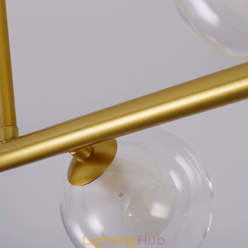 Chandelier Glass Globe Horizontal Type Pendant Light