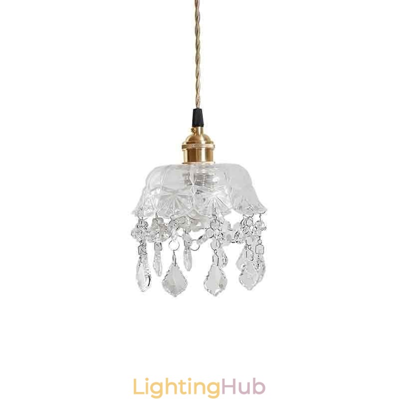 Elegant Glass Pendant Light Single Head Mini Pendant Light