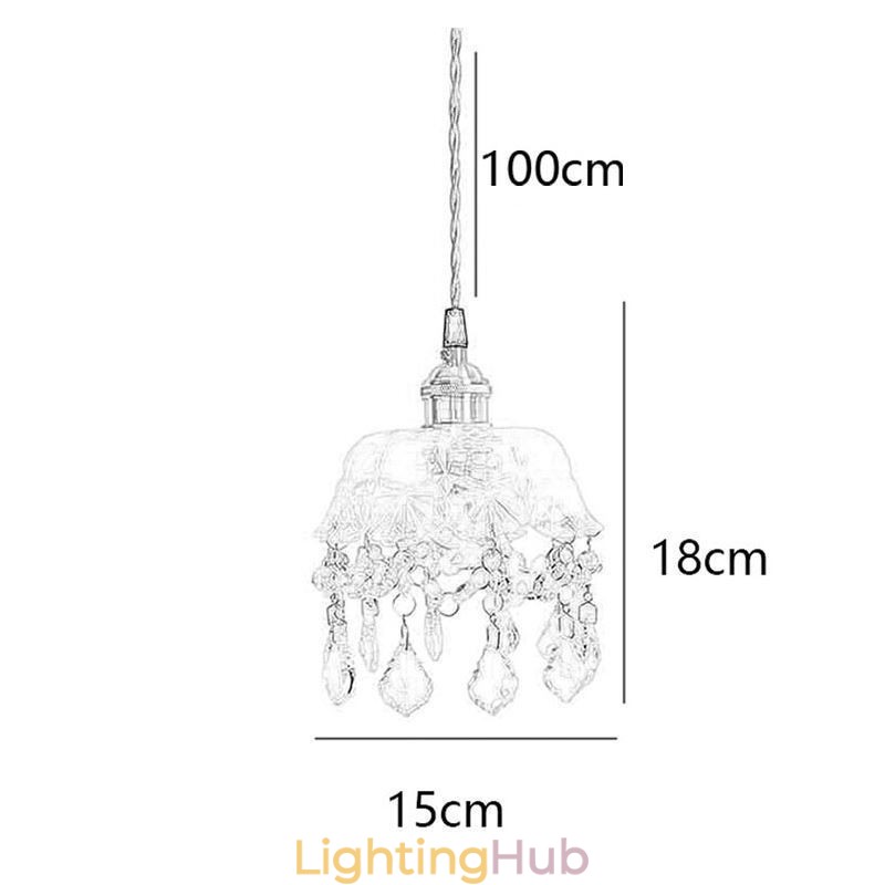 Elegant Glass Pendant Light Single Head Mini Pendant Light