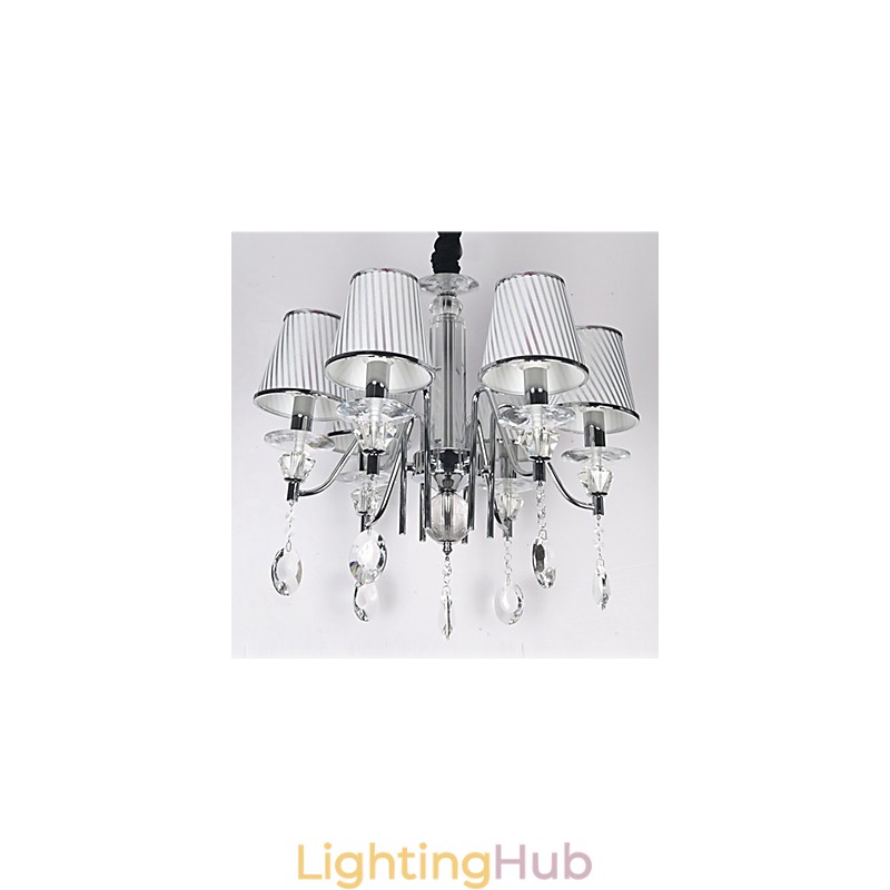 Modern Contemporary Crystal Electroplated Chandelier
