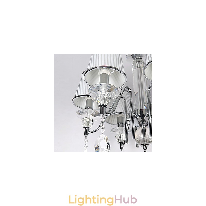 Modern Contemporary Crystal Electroplated Chandelier