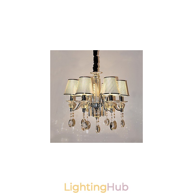 Modern Contemporary Crystal Electroplated Chandelier