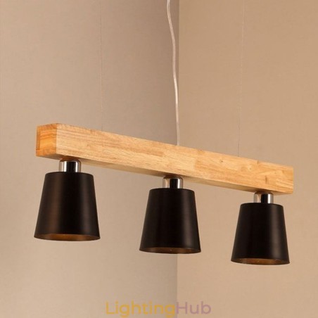 Nordic Wood Chandelier Unique Straight Pendant Light Cafe Nordic Wood Chandelier Unique Straight Pendant Light Cafe