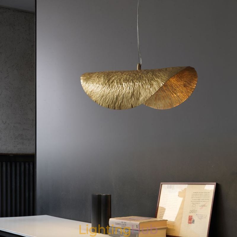 Brass Pendant Light Modern Minimalist Lotus Leaf Ceiling Light