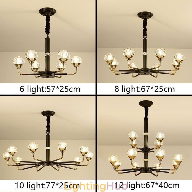 Modern Crystal Pendant Light Elegant Crystal Chandelier
