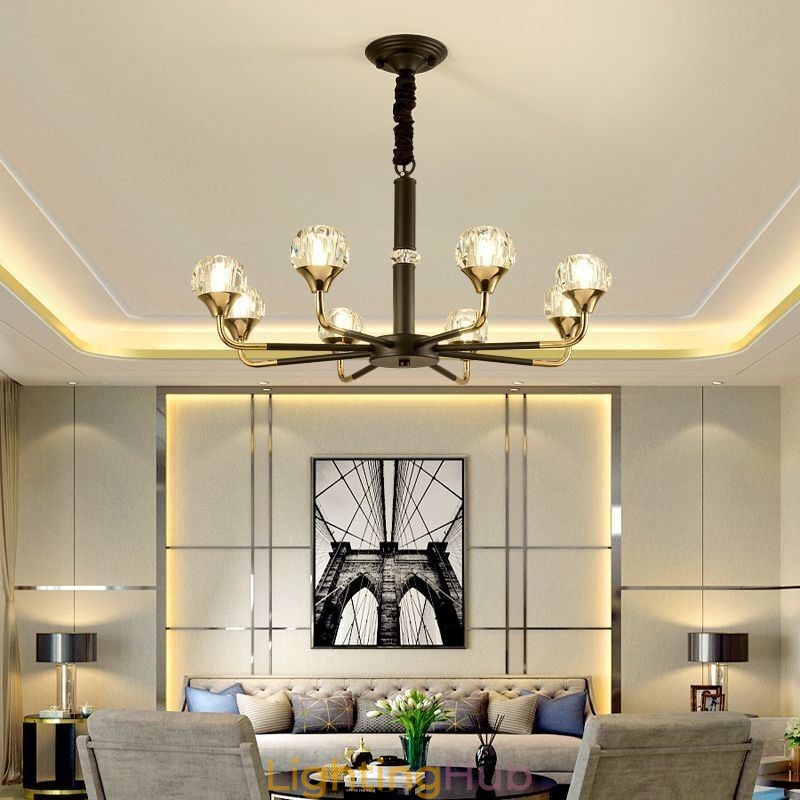 Modern Crystal Pendant Light Elegant Crystal Chandelier
