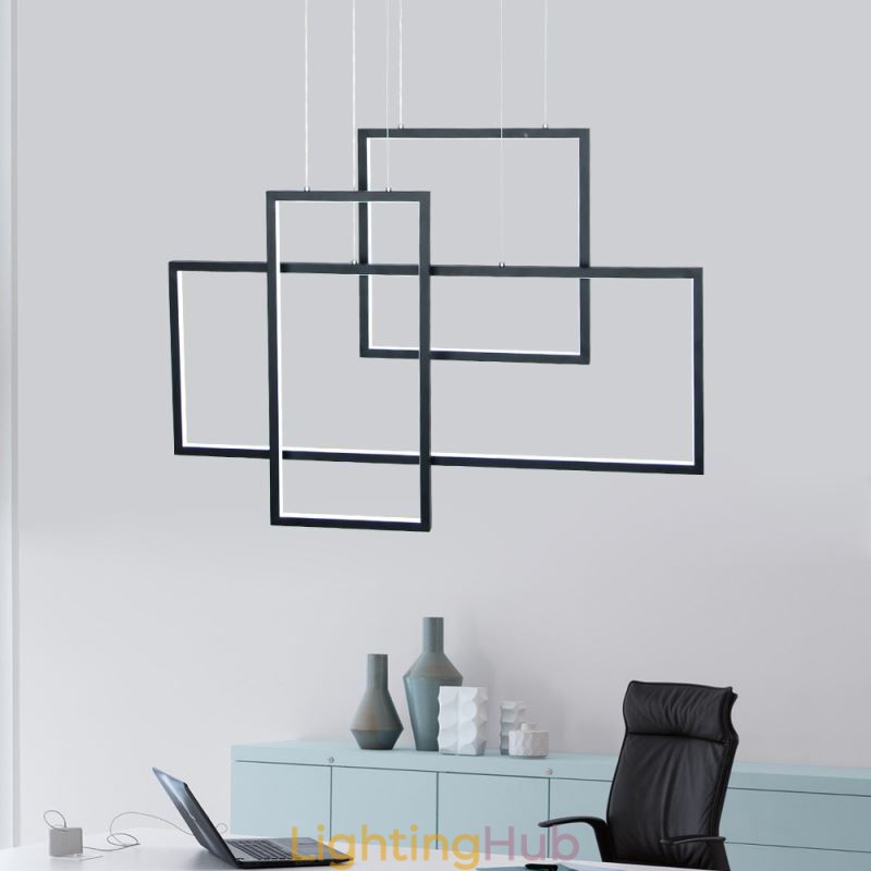 Nordic Pendant Light Geometric Square Pendant Light