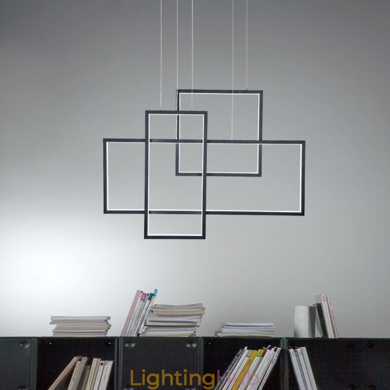 Nordic Pendant Light Geometric Square Pendant Light
