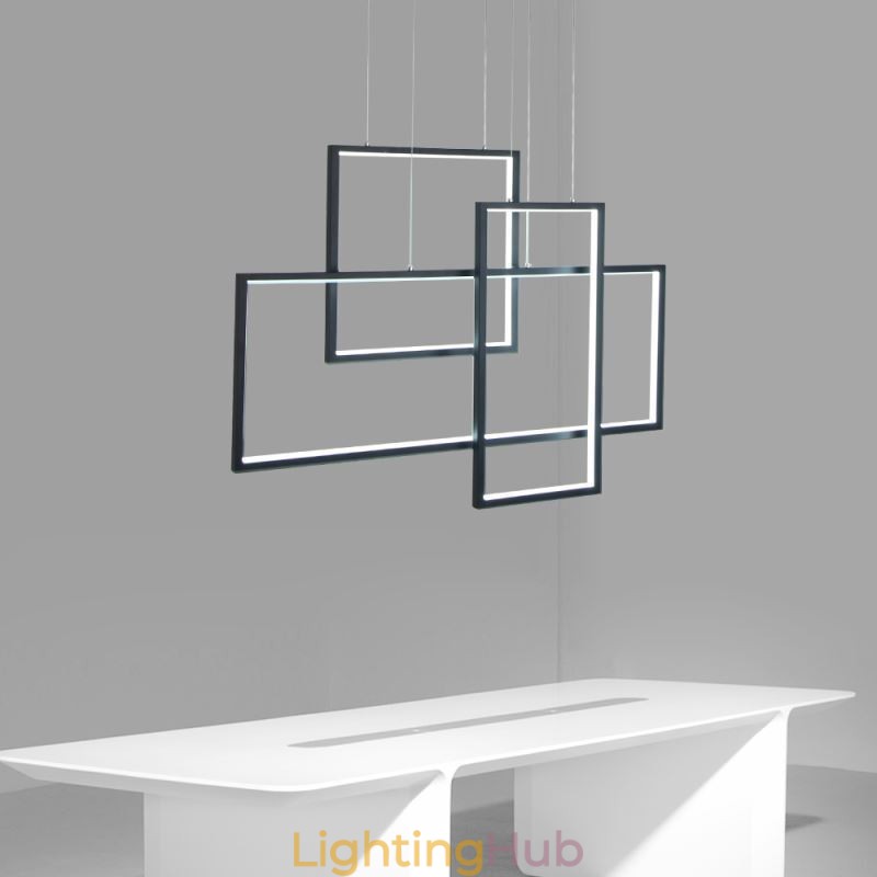 Nordic Pendant Light Geometric Square Pendant Light