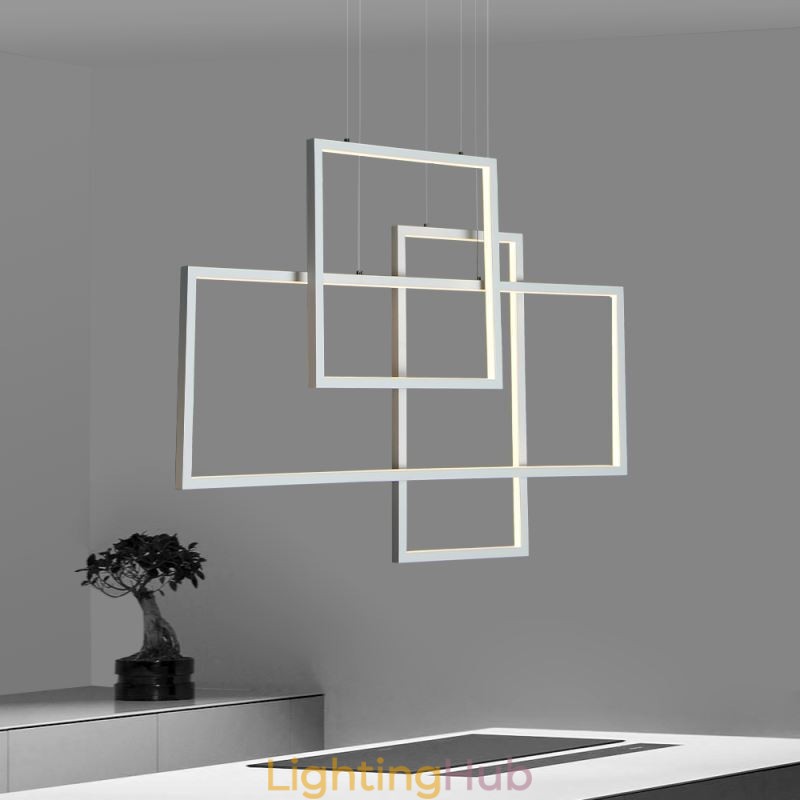 Nordic Pendant Light Geometric Square Pendant Light
