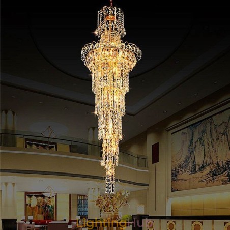 European Long Pendant Crystal Chandelier European Long Pendant Crystal Chandelier