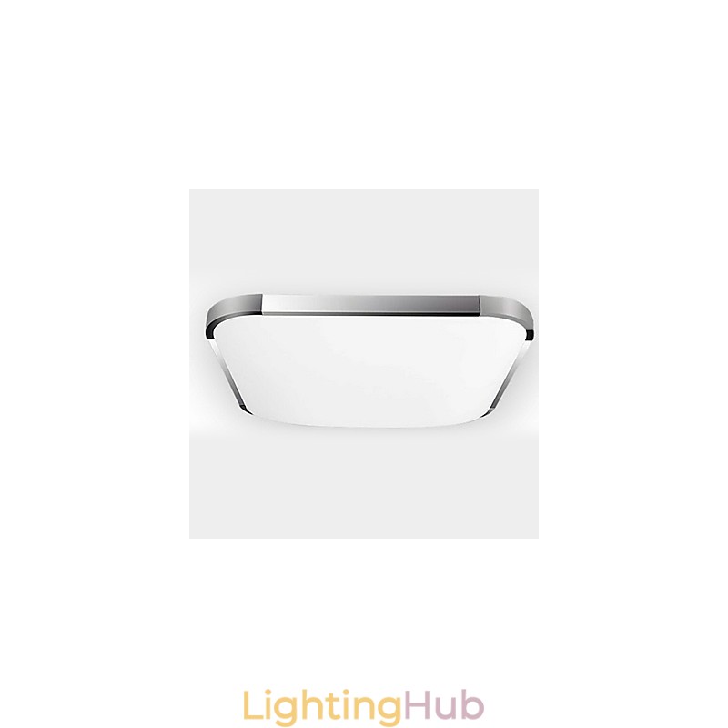 Modern Contemporary Electroplated Metal Flush Mount