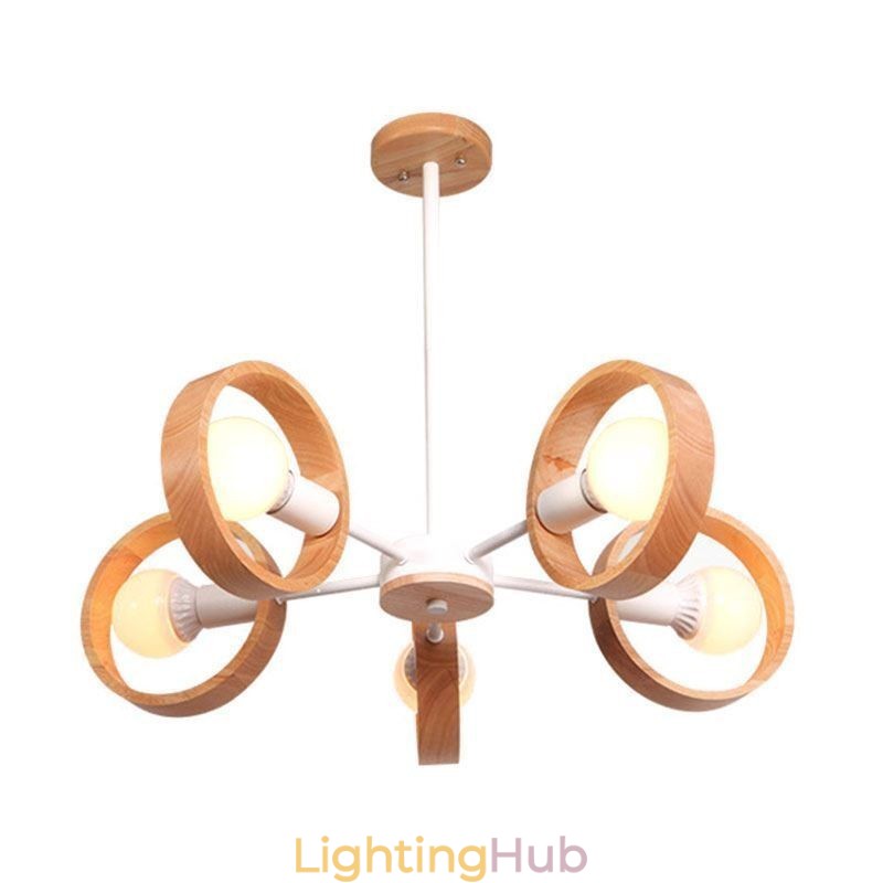 Nordic Unique Wood Pendant Light