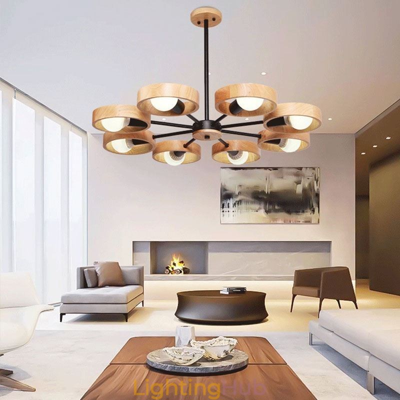Nordic Unique Wood Pendant Light