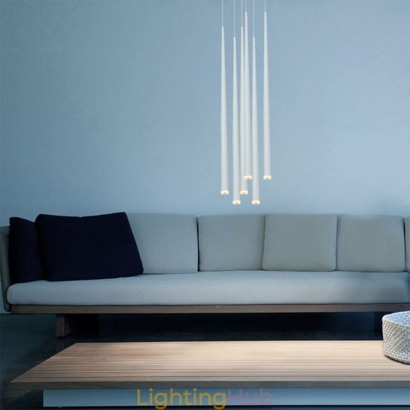 Modern Simple Pendant Light Cylinder Shape Lighting Meteor Rain Lamp Light