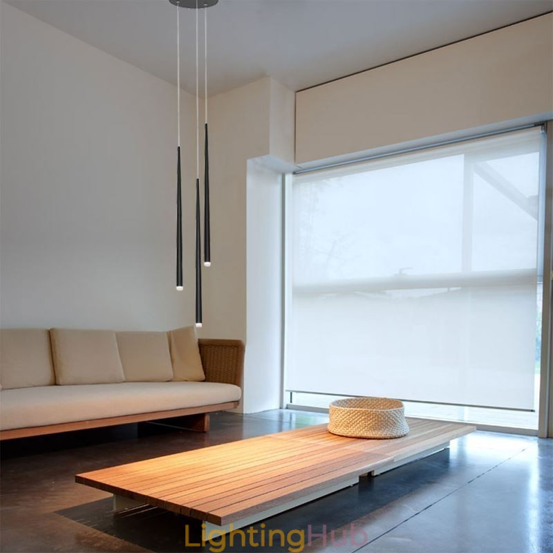 Modern Simple Pendant Light Cylinder Shape Lighting Meteor Rain Lamp Light