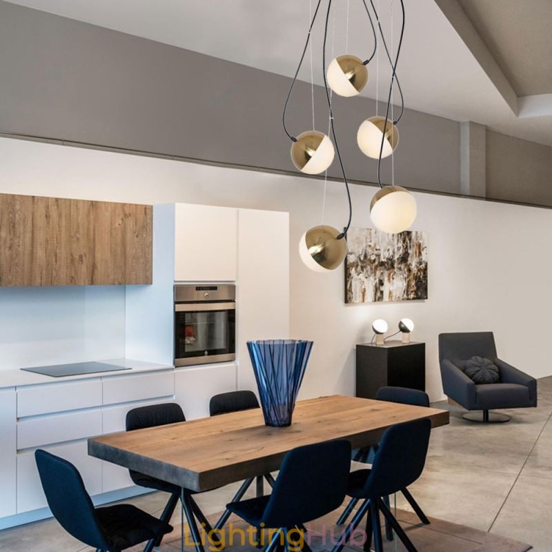 Nordic Cluster Pendant Light Creative Circle Shape Lamp Lighting