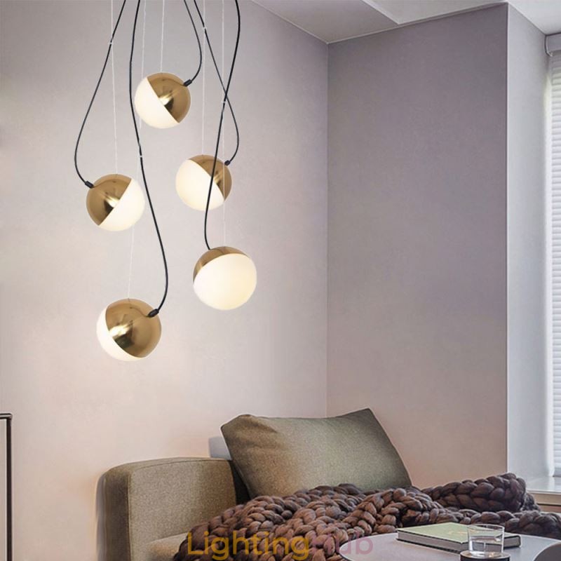 Nordic Cluster Pendant Light Creative Circle Shape Lamp Lighting