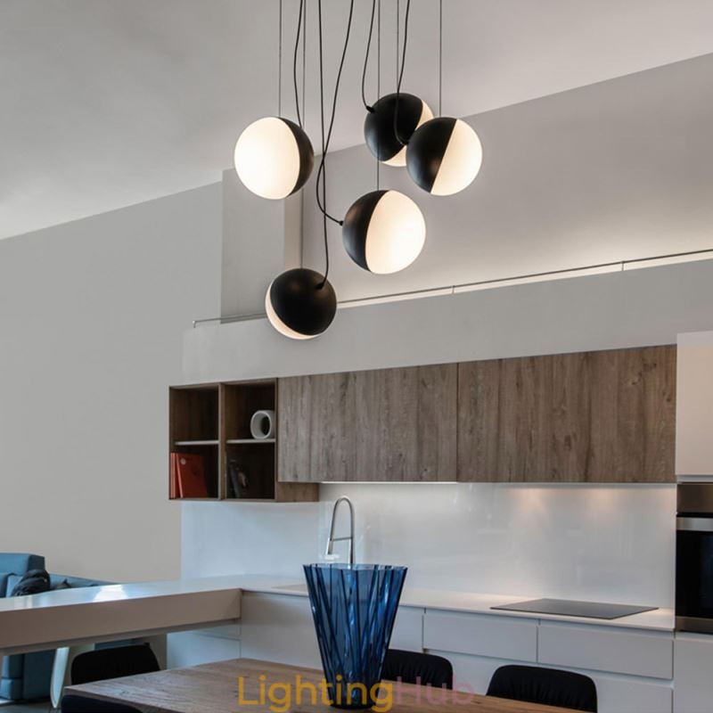 Nordic Cluster Pendant Light Creative Circle Shape Lamp Lighting