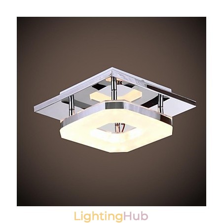 Acrylic Flush Mount 1 light Modern Acrylic Electroplating Stainless Steel Acrylic Flush Mount 1 light Modern Acrylic Electroplating Stainless Steel