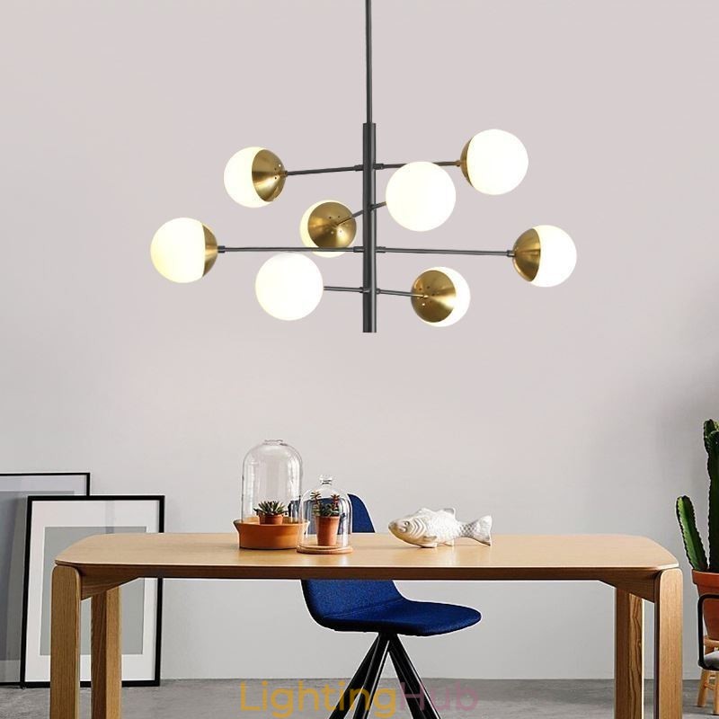 Contemporary Pendant Light Magic Bean Sputnik Chandelier Lamp