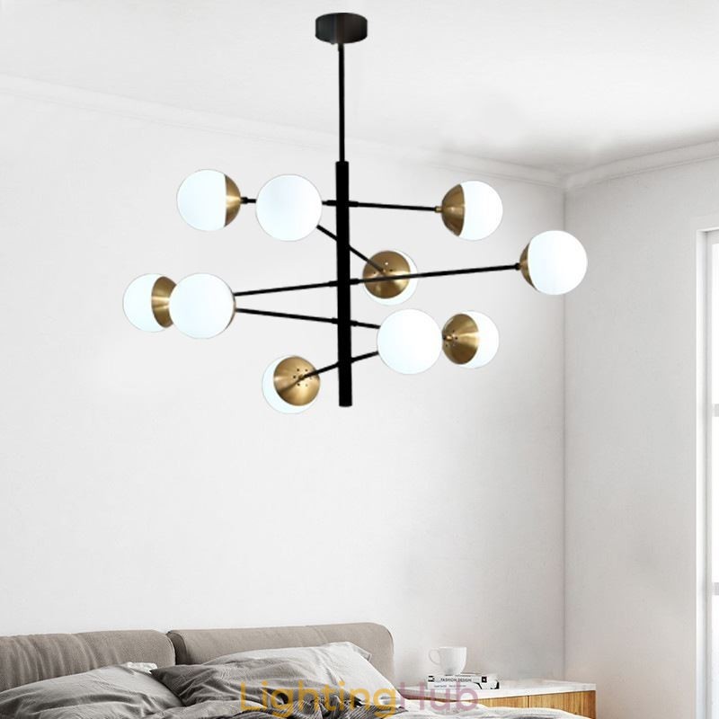 Contemporary Pendant Light Magic Bean Sputnik Chandelier Lamp