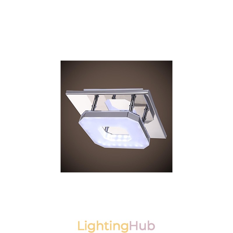 Acrylic Flush Mount 1 light Modern Acrylic Electroplating Stainless Steel