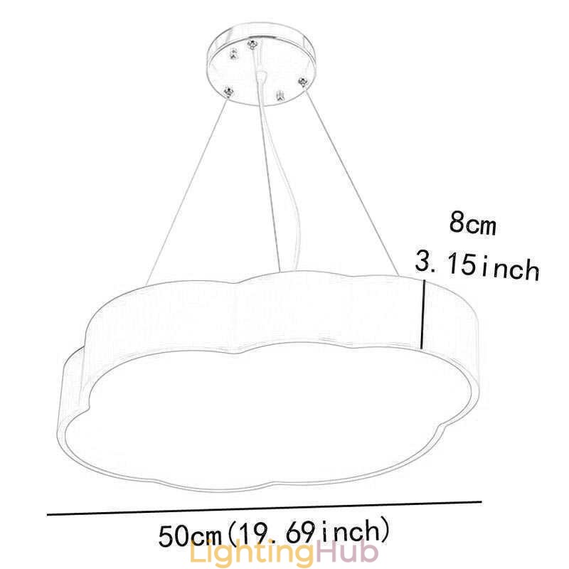 Pendant Light Modern Simple Cloud Lamp Creative Cartoon Lighting Light