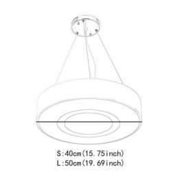 Modern Unique Pendant Light Round Lamp Simple Warmth Lighting Light