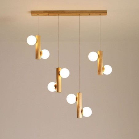 Wood Pendant Light Magic Bean Cluster Ceiling Light Island Wood Pendant Light Magic Bean Cluster Ceiling Light Island