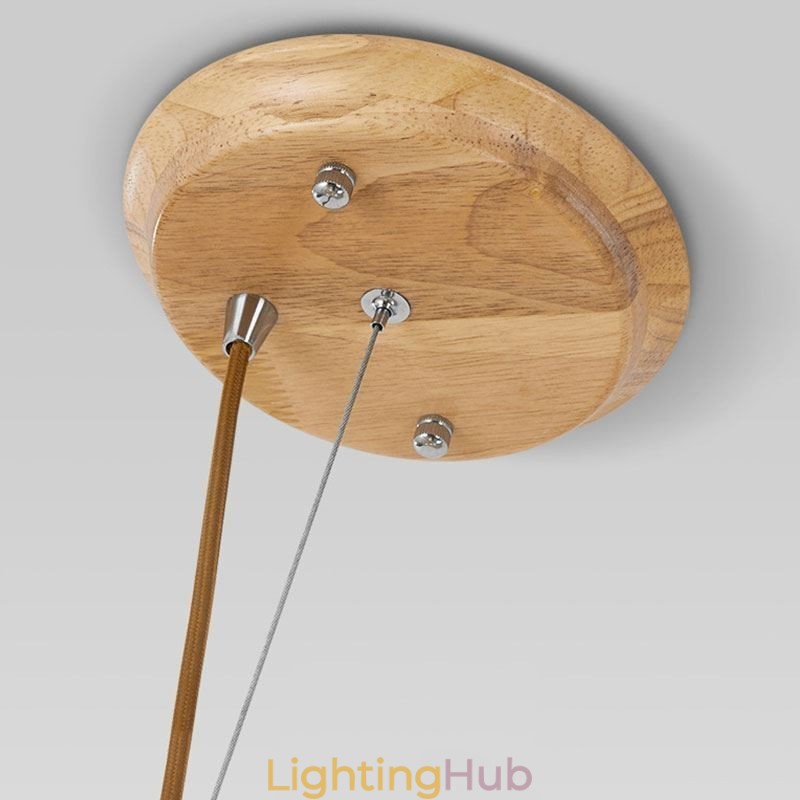 Nordic Creative Wooden Pendant Light