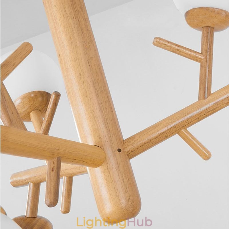 Nordic Creative Wooden Pendant Light